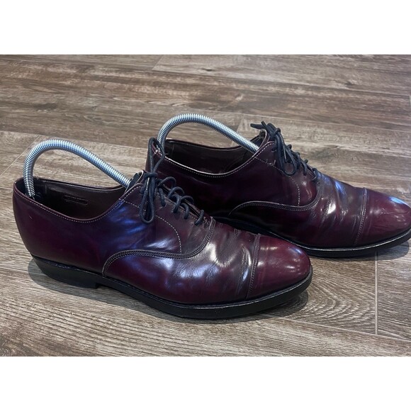 Allen Edmonds Park Avenue Oxfords Men’s 12 Burgundy Leather Cap Toe  5675 Shoes main image 10